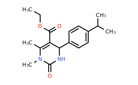 219814-72-9 | Ethyl 4-(4-isopropylphenyl)-1,6-dimethyl-2-oxo-1,2,3,4-tetrahydropyrimidine-5-carboxylate