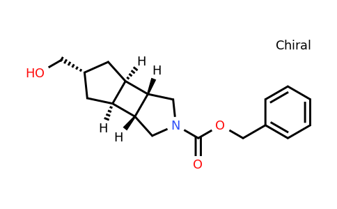 2202737-06-0 | rel-((3aR,3bS,5s,6aR,6bS)-Benzyl 5-(hydroxymethyl)octahydrocyclopenta[3,4]cyclobuta[1,2-c]pyrrole-2(3bH)-carboxylate)