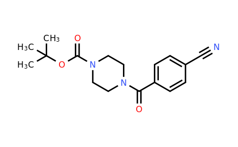 220470-24-6 | tert-Butyl 4-(4-cyanobenzoyl)piperazine-1-carboxylate