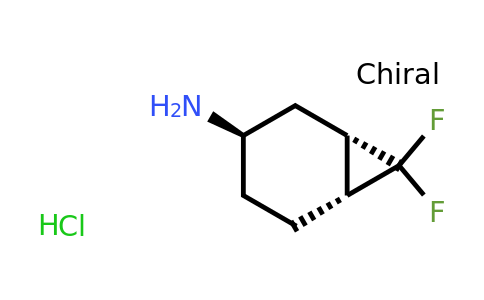 2218436-85-0 | rel-(1S,3R,6R)-7,7-difluoronorcaran-3-amine;hydrochloride