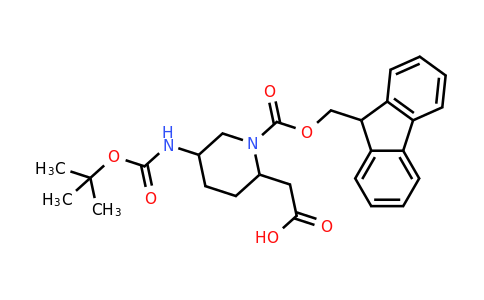 2219368-41-7 | 2-[5-(tert-butoxycarbonylamino)-1-(9H-fluoren-9-ylmethoxycarbonyl)-2-piperidyl]acetic acid