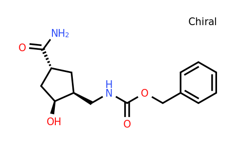 2227198-57-2 | benzyl N-{[(1S,2S,4R)-4-carbamoyl-2-hydroxycyclopentyl]methyl}carbamate