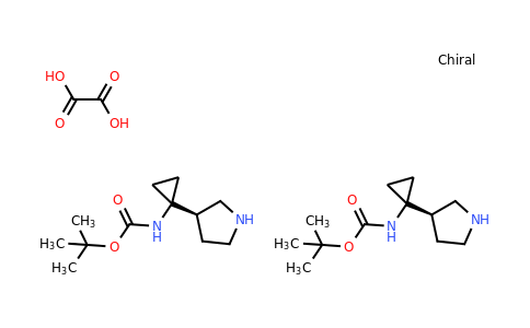 2227199-34-8 | tert-Butyl N-[1-[(3R)-pyrrolidin-3-yl]cyclopropyl]carbamate hemi(oxalic acid)