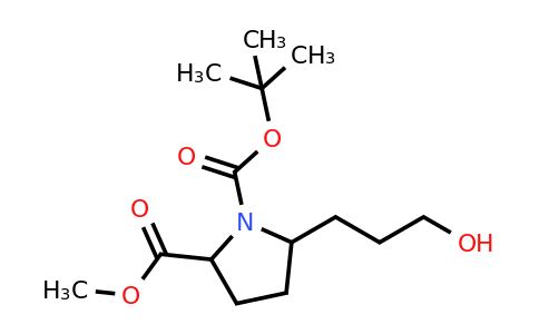 2227204-79-5 | O1-tert-butyl O2-methyl 5-(3-hydroxypropyl)pyrrolidine-1,2-dicarboxylate