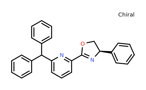 2-[(4R)-4,5-Dihydro-4-phenyl-2-oxazolyl]-6-(diphenylmethyl)pyridine