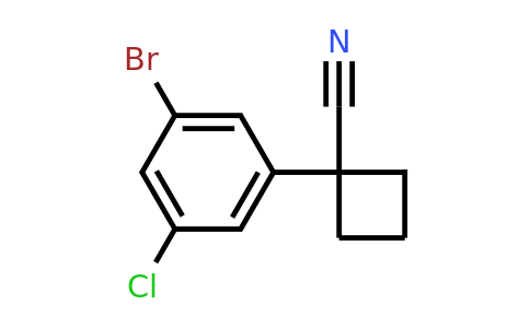 2229071-69-4 | 1-(3-Bromo-5-chlorophenyl)cyclobutane-1-carbonitrile