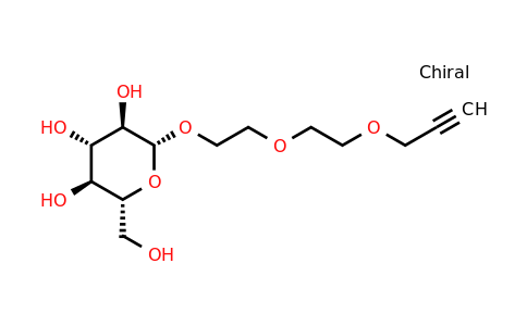 Propargyl-PEG2-beta-D-glucose