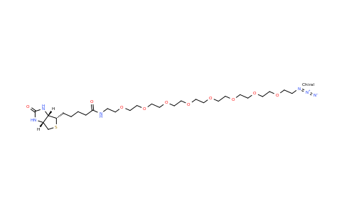 N-(26-Azido-3,6,9,12,15,18,21,24-octaoxahexacosyl)-5-((3aS,4S,6aR)-2-oxohexahydro-1H-thieno[3,4-d]imidazol-4-yl)pentanamide