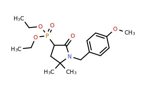 3-diethoxyphosphoryl-1-[(4-methoxyphenyl)methyl]-5,5-dimethyl-pyrrolidin-2-one