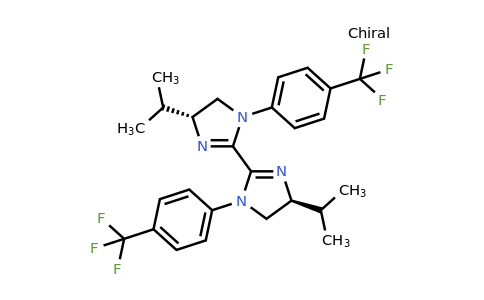 2374958-84-4 | (4S,4'S)-4,4'-Diisopropyl-1,1'-bis(4-(trifluoromethyl)phenyl)-4,4',5,5'-tetrahydro-1H,1'H-2,2'-biimidazole