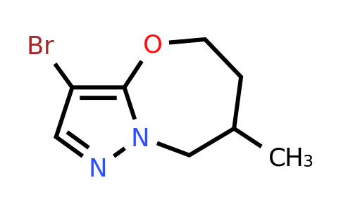 2409127-76-8 | 3-bromo-7-methyl-5,6,7,8-tetrahydropyrazolo[5,1-b][1,3]oxazepine