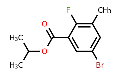 2432849-10-8 | Isopropyl 5-bromo-2-fluoro-3-methylbenzoate