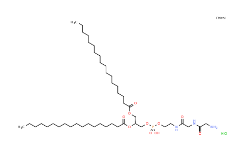 (2R)-3-(((2-(2-(2-Aminoacetamido)acetamido)ethoxy)(hydroxy)phosphoryl)oxy)propane-1,2-diyl distearate hydrochloride