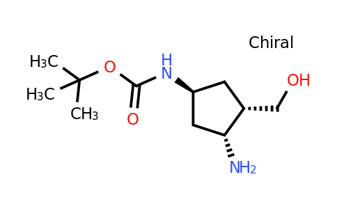 2455426-42-1 | tert-butyl N-[(1S,3R,4S)-3-amino-4-(hydroxymethyl)cyclopentyl]carbamate