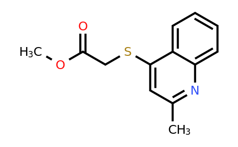 Methyl2-[(2-methyl-4-quinolyl)sulfanyl]acetate