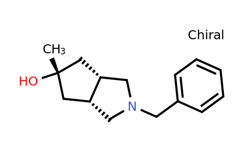 2567756-30-1 | rel-(3aR,5r,6aS)-2-benzyl-5-methyl-1,3,3a,4,6,6a-hexahydrocyclopenta[c]pyrrol-5-ol