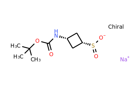 2580145-54-4 | Sodium cis-3-((tert-butoxycarbonyl)amino)cyclobutane-1-sulfinate