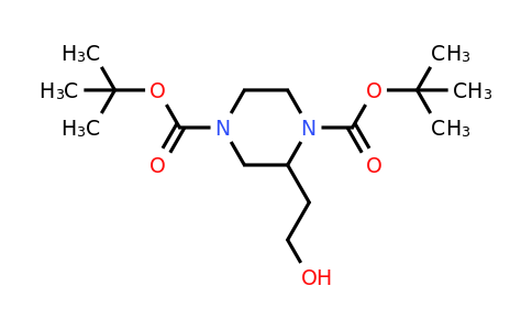 259808-71-4 | di-tert-Butyl 2-(2-hydroxyethyl)piperazine-1,4-dicarboxylate