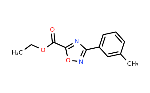 261714-85-6 | Ethyl 3-(m-tolyl)-1,2,4-oxadiazole-5-carboxylate