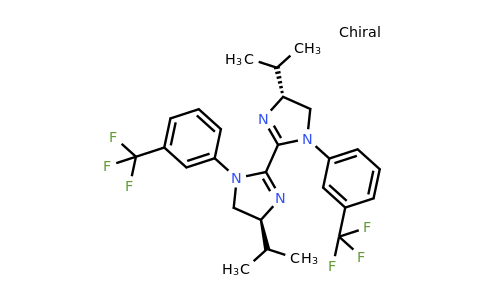 2641594-79-6 | (4S,4'S)-4,4'-Diisopropyl-1,1'-bis(3-(trifluoromethyl)phenyl)-4,4',5,5'-tetrahydro-1H,1'H-2,2'-biimidazole