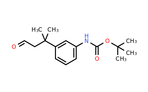 2744250-19-7 | tert-Butyl (3-(2-methyl-4-oxobutan-2-yl)phenyl)carbamate