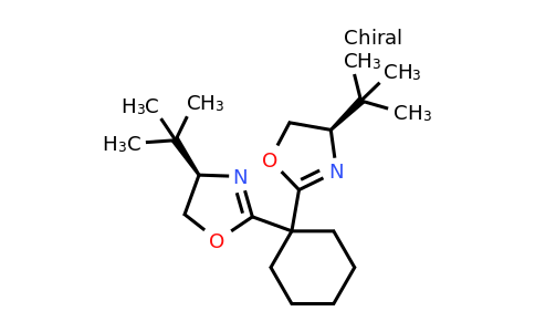 2757082-26-9 | (4R,4'R)-2,2'-Cyclohexylidenebis[4-tert-butyl-4,5-dihydrooxazole]