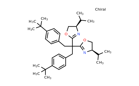 (4R,4'R)-2,2'-(1,3-Bis(4-(tert-butyl)phenyl)propane-2,2-diyl)bis(4-isopropyl-4,5-dihydrooxazole)