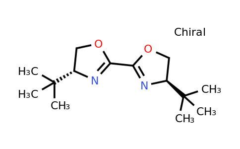 2780386-83-4 | (4R,4'R)-4,4'-Bis(1,1-dimethylethyl)-4,4',5,5'-tetrahydro-2,2'-bioxazole