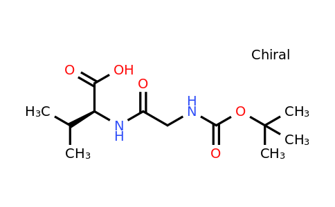 (S)-2-(2-((tert-Butoxycarbonyl)amino)acetamido)-3-methylbutanoic acid