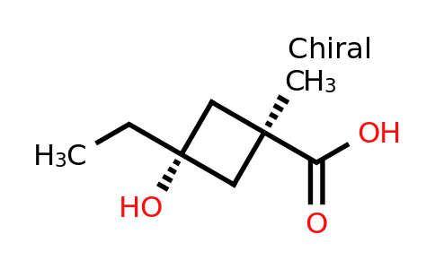 286442-90-8 | cis-3-Ethyl-3-hydroxy-1-methylcyclobutanecarboxylic acid