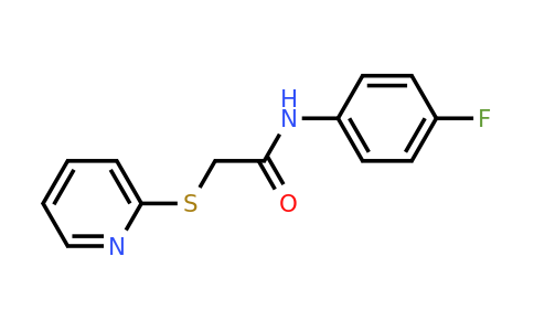 299202-43-0 | N-(4-fluorophenyl)-2-(pyridin-2-ylthio)acetamide