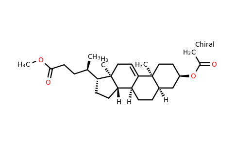 (R)-Methyl 4-((3R,5R,8S,10S,13R,14S,17R)-3-acetoxy-10,13-dimethyl-2,3,4,5,6,7,8,10,12,13,14,15,16,17-tetradecahydro-1H-cyclopenta[a]phenanthren-17-yl)pentanoate