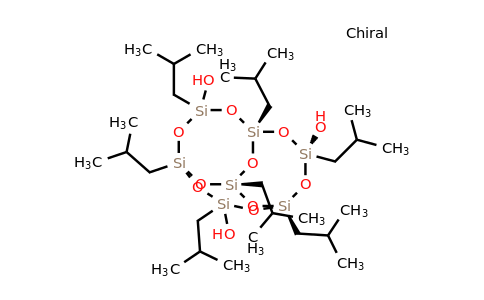 (1R,3s,5S,11S)-1,3,5,7,9,11,14-Heptaisobutyl-2,4,6,8,10,12,13,15,16-nonaoxa-1,3,5,7,9,11,14-heptasilatricyclo[7.3.3.15,11]hexadecane-3,7,14-triol