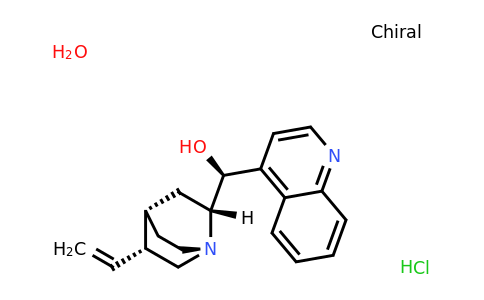 (S)-Quinolin-4-yl((1S,2R,4S,5R)-5-vinylquinuclidin-2-yl)methanol hydrochloride hydrate