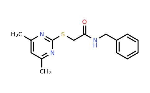 321974-71-4 | N-benzyl-2-((4,6-dimethylpyrimidin-2-yl)thio)acetamide