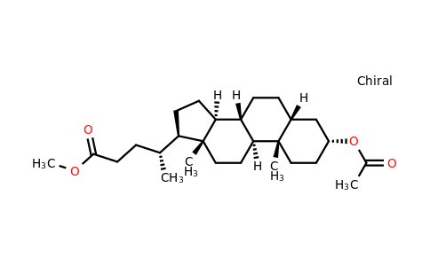 (4R)-Methyl 4-((3R,5R,8R,10S,13R,14S,17R)-3-acetoxy-10,13-dimethylhexadecahydro-1H-cyclopenta[a]phenanthren-17-yl)pentanoate