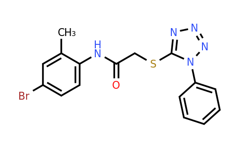 329779-21-7 | n-(4-Bromo-2-methylphenyl)-2-((1-phenyl-1h-tetrazol-5-yl)thio)acetamide