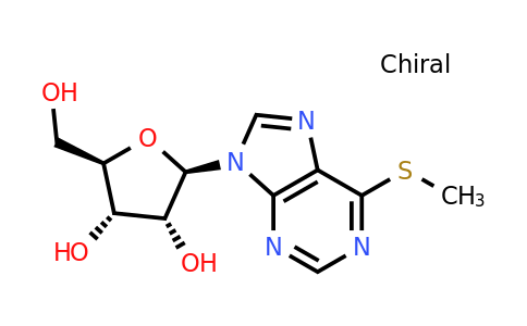 (2R,3S,4R,5R)-2-(Hydroxymethyl)-5-(6-(methylthio)-9H-purin-9-yl)tetrahydrofuran-3,4-diol