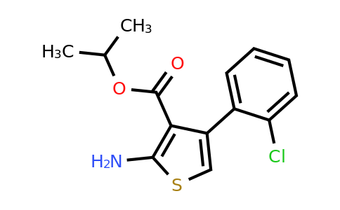 351157-60-3 | Isopropyl 2-amino-4-(2-chlorophenyl)thiophene-3-carboxylate