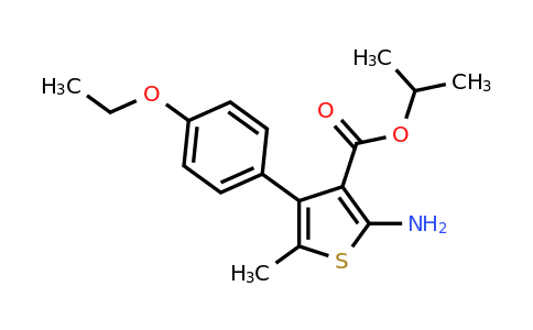 351158-53-7 | Isopropyl 2-amino-4-(4-ethoxyphenyl)-5-methylthiophene-3-carboxylate