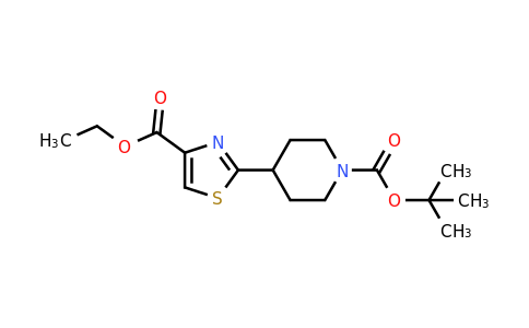 365413-31-6 | Ethyl 2-(1-(tert-Butoxycarbonyl)piperidin-4-yl)thiazole-4-carboxylate