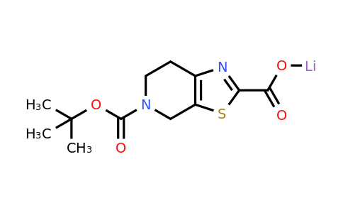 365996-70-9 | Lithium 5-(tert-butoxycarbonyl)-4,5,6,7-tetrahydrothiazolo[5,4-c]pyridine-2-carboxylate