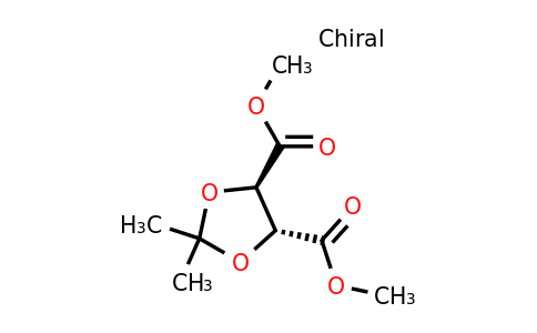 37031-29-1 | Dimethyl (4R,5R)-2,2,dimethyl-1,3-dioxolane-4,5-dicarboxylate