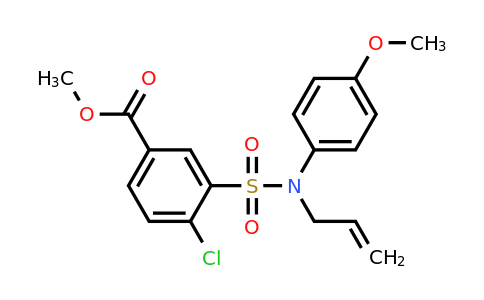 379726-50-8 | Methyl 3-(n-allyl-n-(4-methoxyphenyl)sulfamoyl)-4-chlorobenzoate