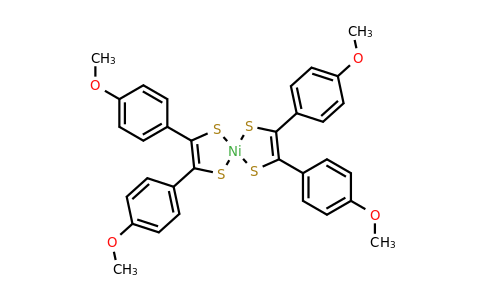 Bis[4,4'-dimethoxy(dithiobenzil)]nickel(II)