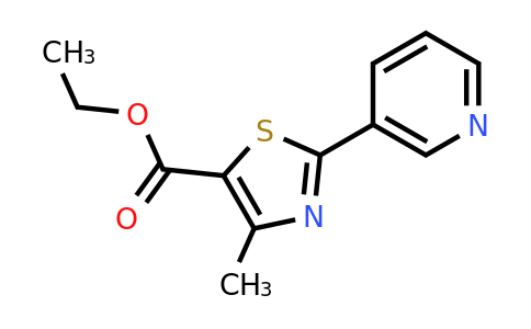 39091-00-4 | Ethyl 4-methyl-2-(pyridin-3-yl)thiazole-5-carboxylate