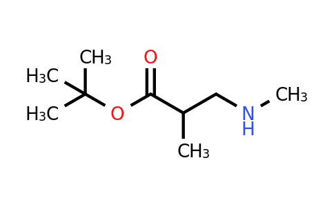 405513-15-7 | tert-Butyl 2-methyl-3-(methylamino)propanoate