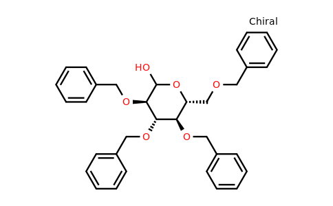 (3R,4S,5R,6R)-3,4,5-tris(benzyloxy)-6-((benzyloxy)methyl)tetrahydro-2H-pyran-2-ol