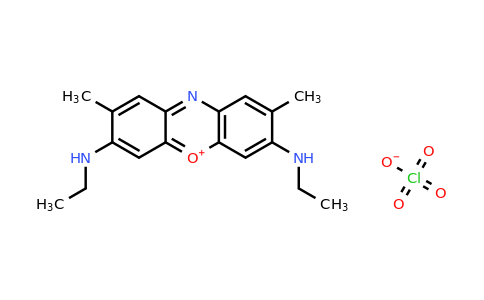 3,7-Bis(ethylamino)-2,8-dimethylphenoxazin-5-ium perchlorate