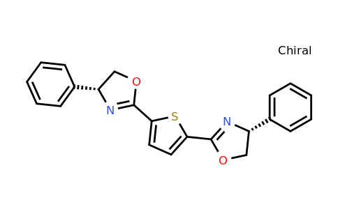 420783-04-6 | Oxazole, 2,2′-(2,5-thiophenediyl)bis[4,5-dihydro-4-phenyl-, (4R,4′R)-